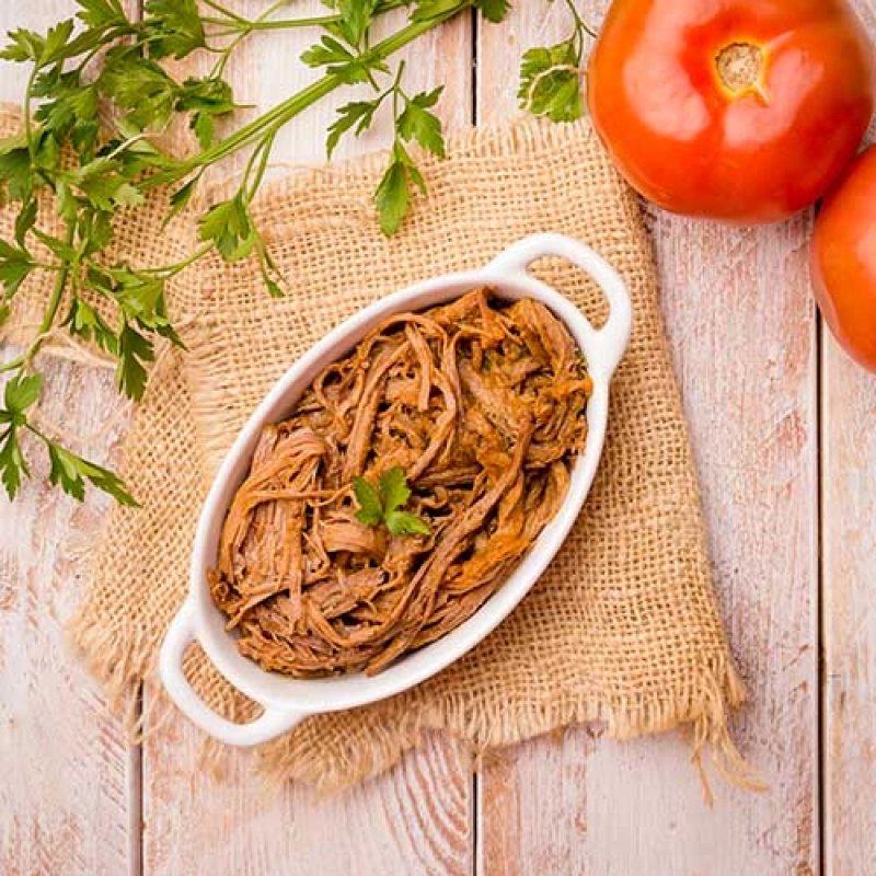 carne desfiada