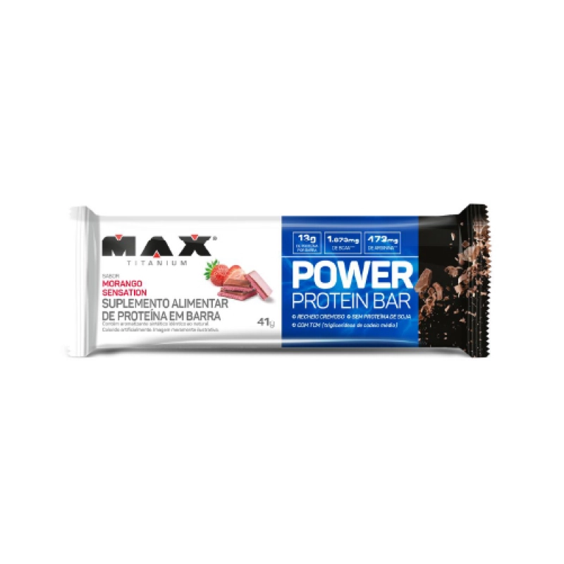 power protein bar - morango sensation