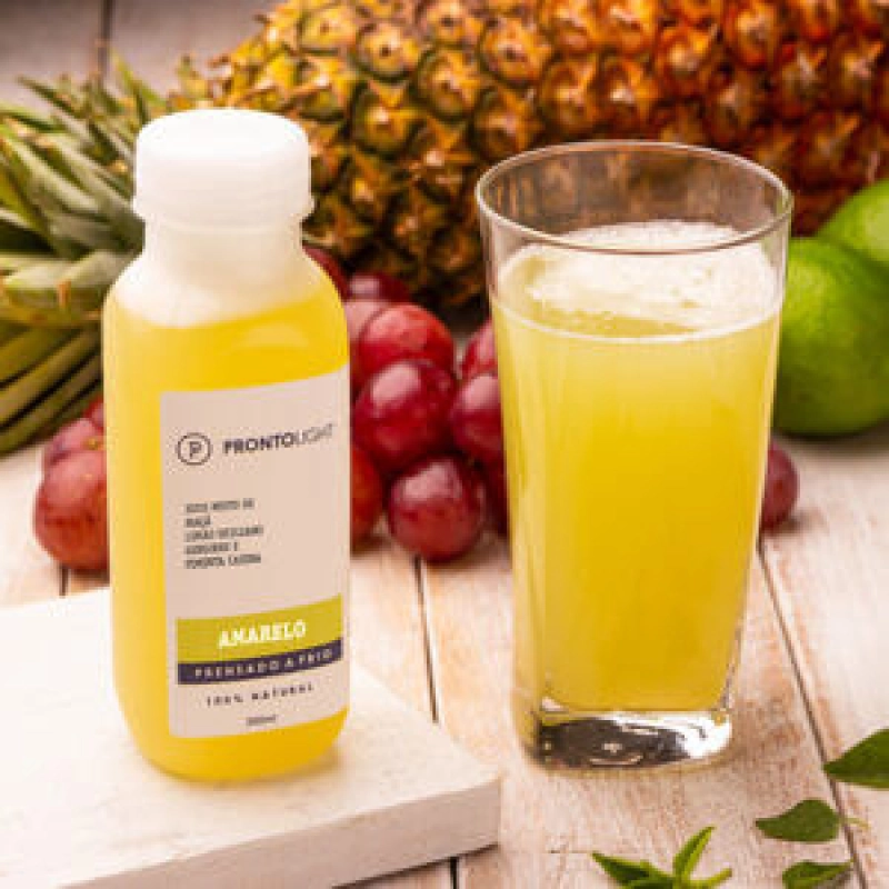 suco prensado a frio PRONTO UP (amarelo)